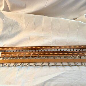 Vintage Wooden Tie/Belt Rack